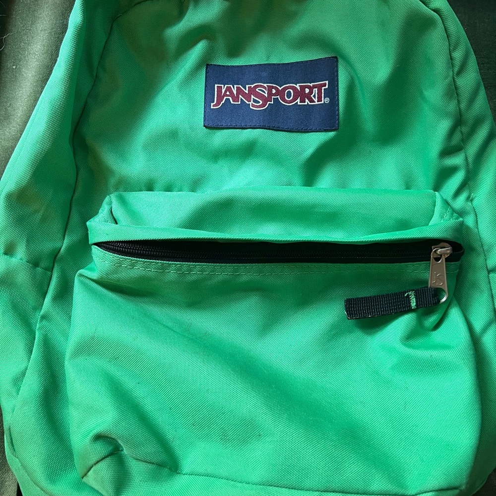 JanSport Green Classic Backpack - Vibrant Green - Picture 3 of 8